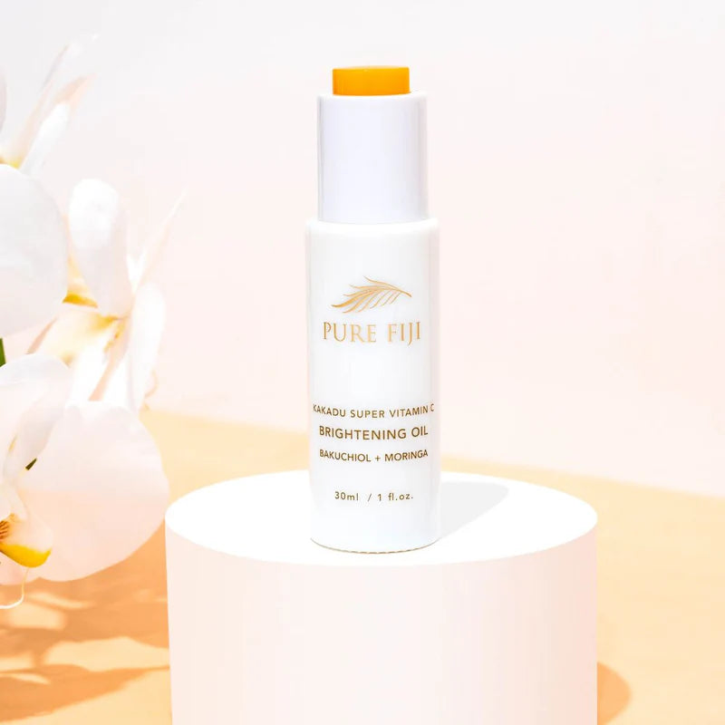 Pure Fiji Kakadu Super Vitamin C Brightening Oil with Bakuchiol + Moringa (30ml)